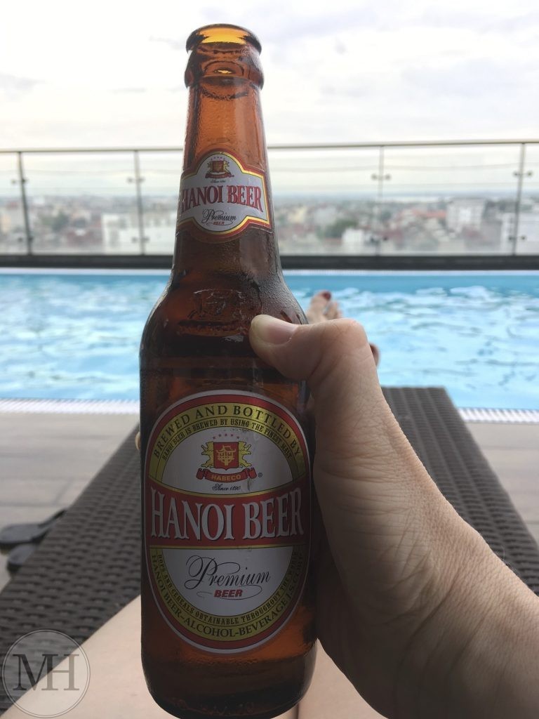 Hanoi Beer roof top pool